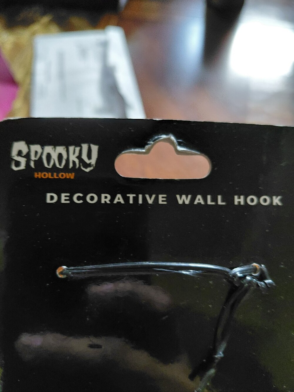 New Gold Brass Skull Wall Hook Halloween - Picture 4 of 6